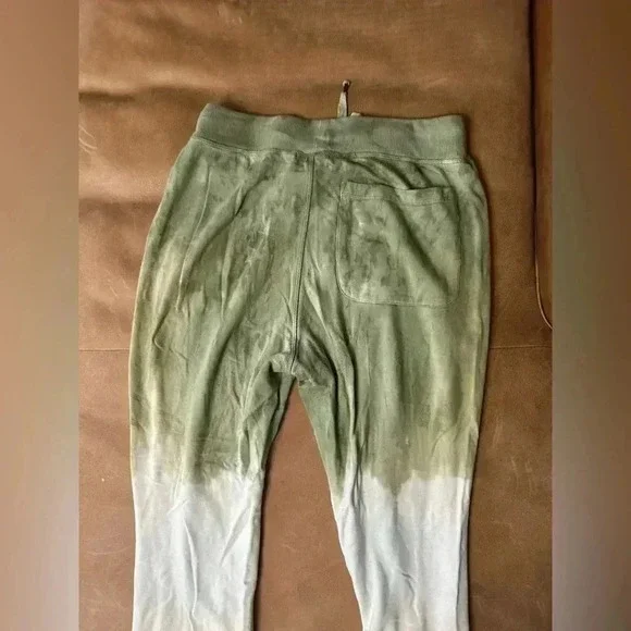 Young Fabulous and Broke Juliette Green Ombré Tie Dye Joggers Size Medium - Picture 12 of 12